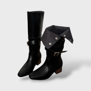 Botas Western Mujer Plegadas, botas de moda, vista frontal | Moda Acosta