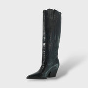 Botas Altas Mujer Tacón Grueso, Tacones, vista frontal | Moda Acosta