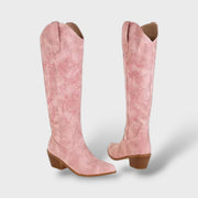 Botas Altas Western Mujer Puntera Fina, botas de moda, vista frontal | Moda Acosta