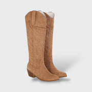 Botas Altas Western Mujer Puntera Fina, botas de moda, vista trasera | Moda Acosta