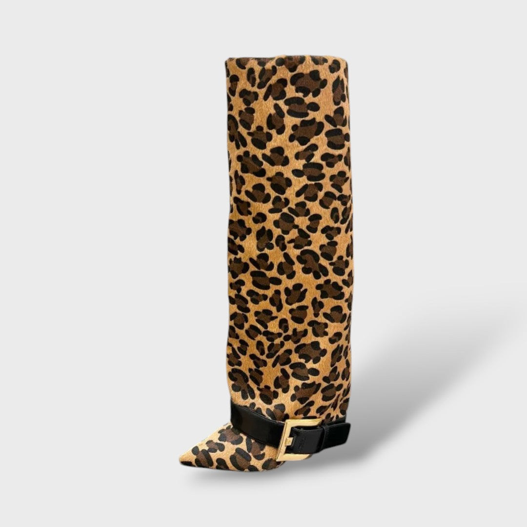 Botas Altas Mujer Tacón Fino con Hebilla, Tacones, color disponible | Moda Acosta