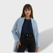 Martina | Abrigo de lana oversize para mujer, abrigo de invierno, vista frontal | Moda Acosta